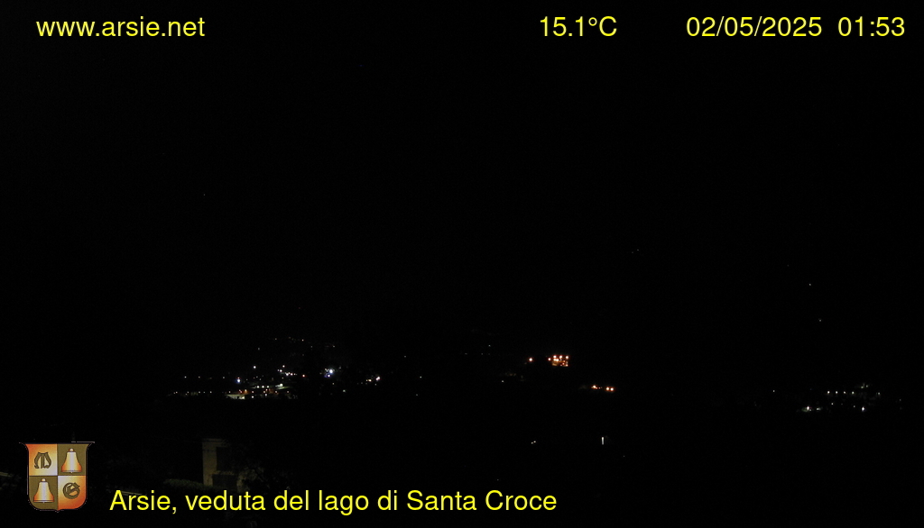 Webcam di Arsiè - veduta del Lago di Santa Croce