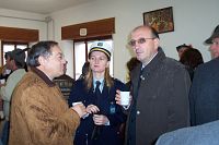 Rinfresco con sindaco e Preside dell'Istituto Comprensivo