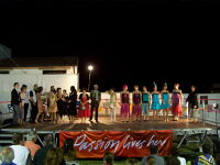 Tutti gli artisti sul palco